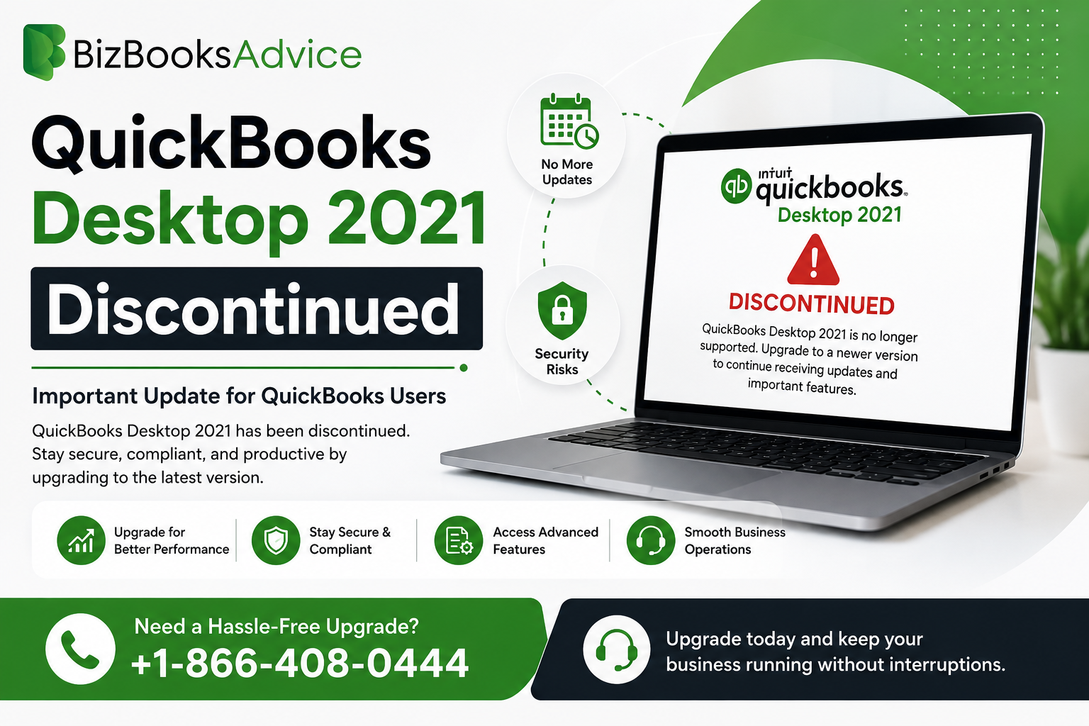 QuickBooks Desktop 2021 Discontinued